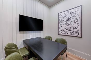 Co-working hub with private conference suite